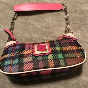 Dooney & Bourke rainbow purse mini top zip NWT